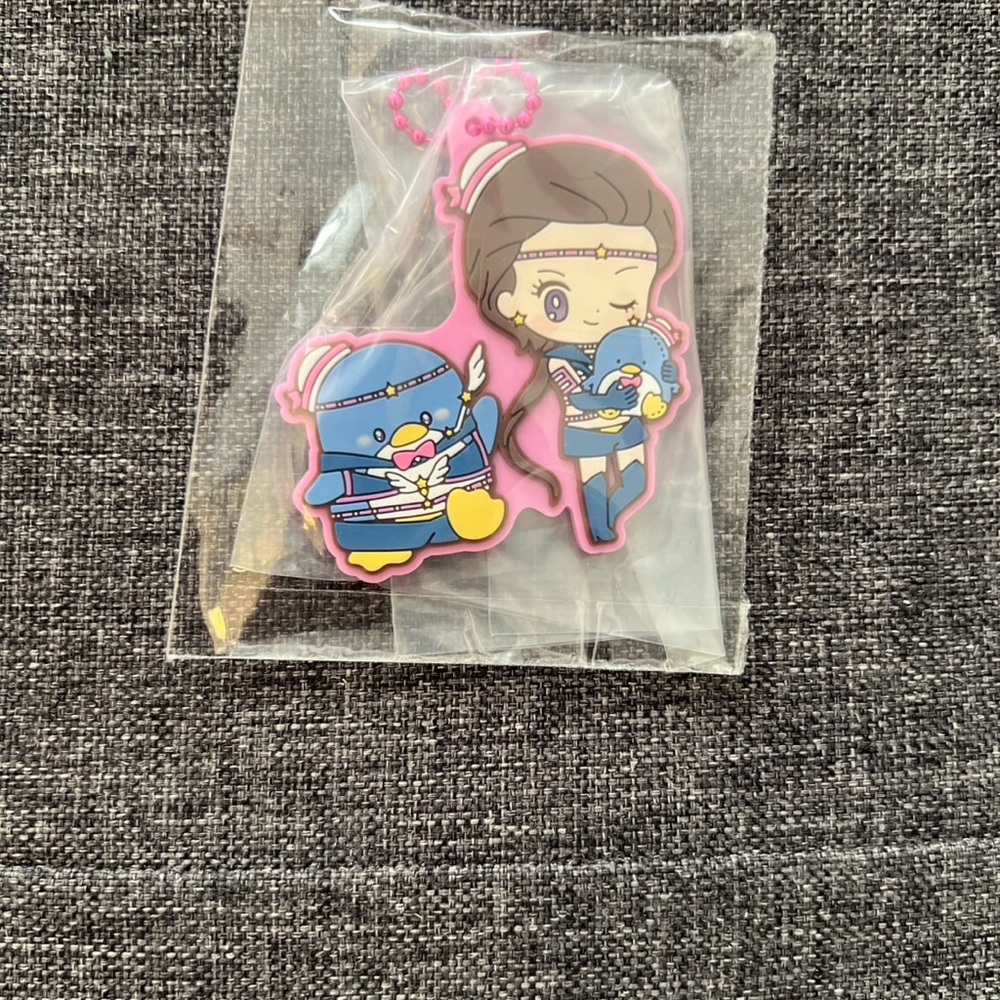 Cute Sanrio x Sailor Moon Collab Rubber Charm Keychain Set Texedo Sam